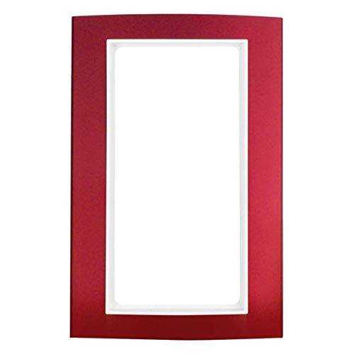 Berker 13093022 Rahmen mit großem Ausschnitt B.3 Alu, rot/polarweiß Mesch Shop Berker 13093022 Rahmen mit großem Ausschnitt B.3 Alu, rot/polarweiß Mesch Shop